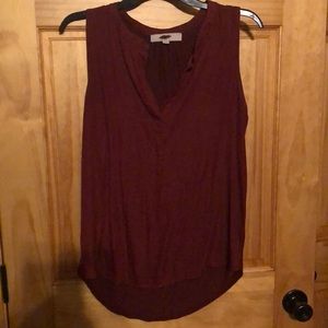 Burgundy  Loft tank top
